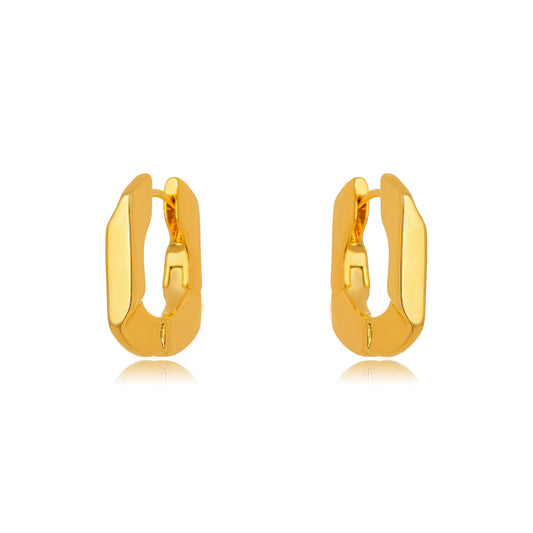 Hoop Earrings - 18k Gold Plated