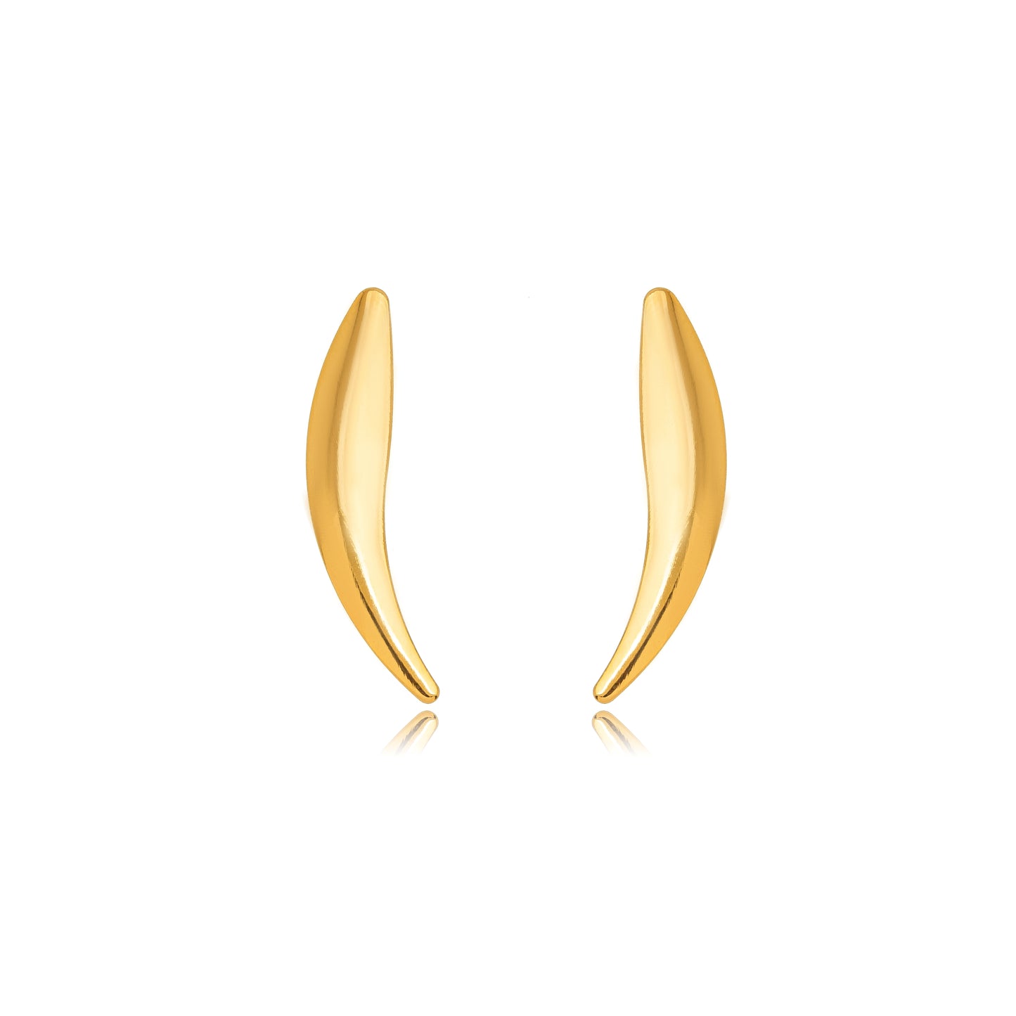 Teardrop Earrings - 18k Gold Plated