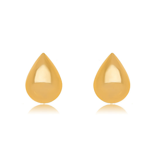 18k Gold Plated Chunky Tear Drop Earrings