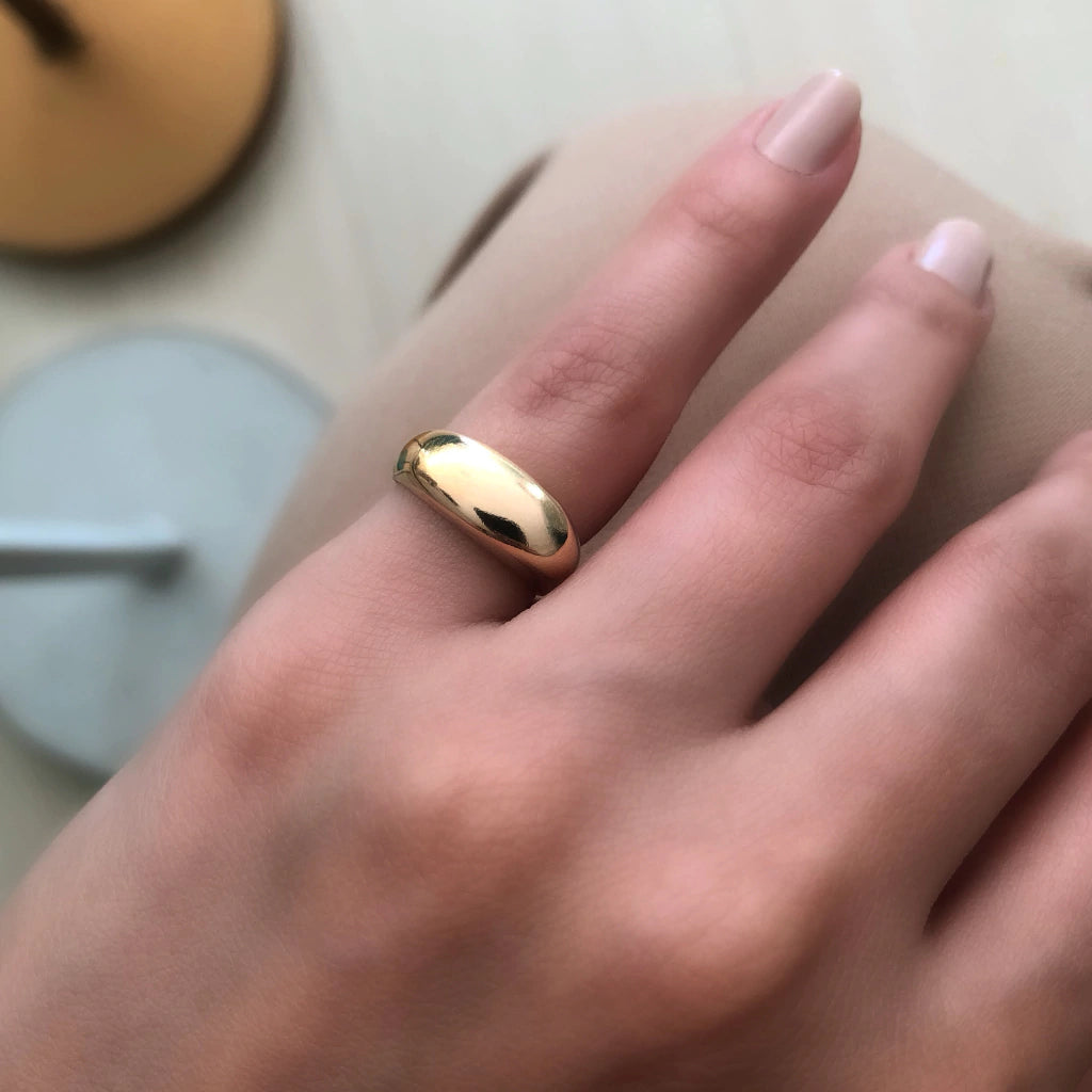 Smooth Adjustable Pinky Finger Ring