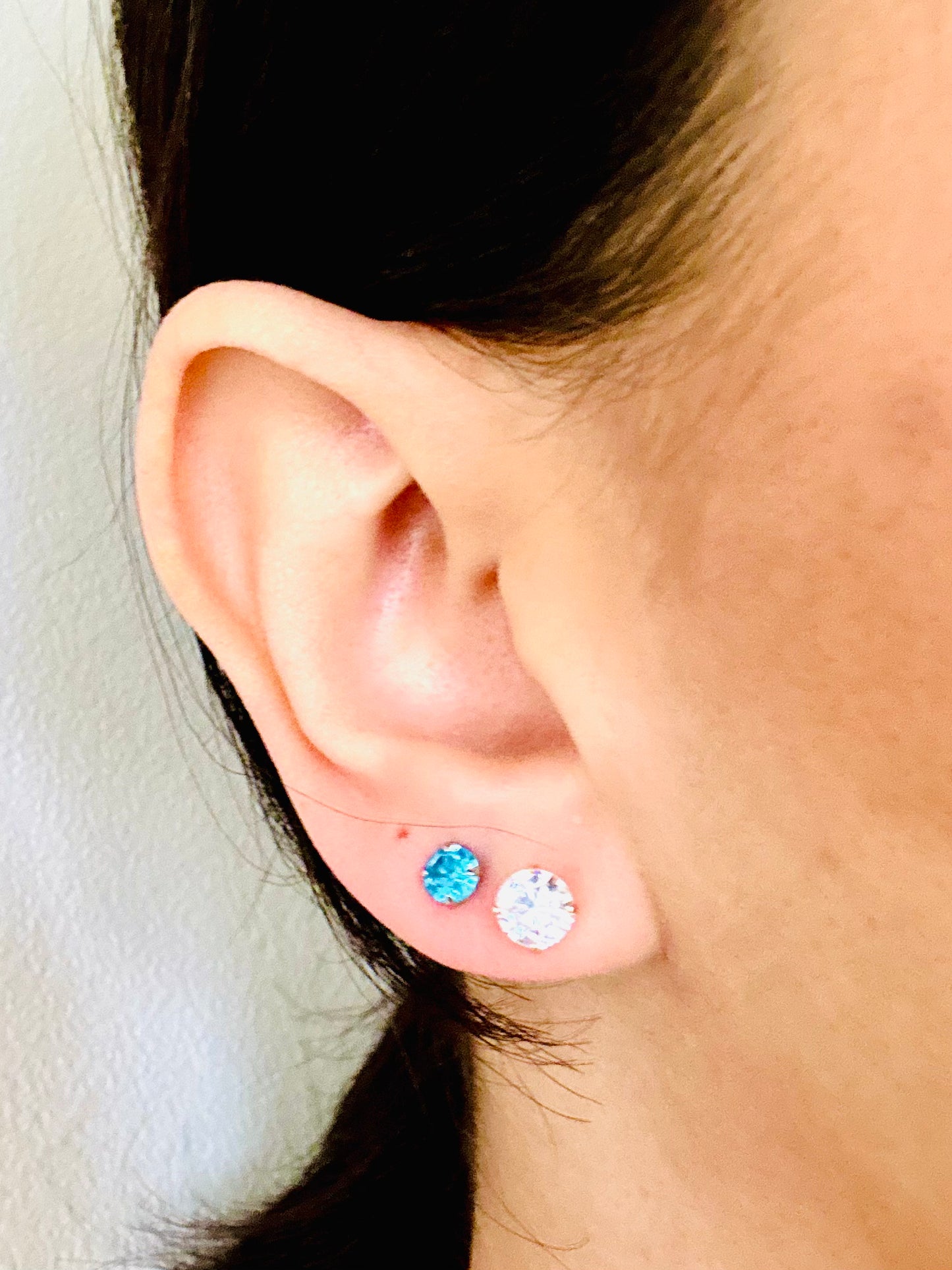 Point of Light Earrings - Blue