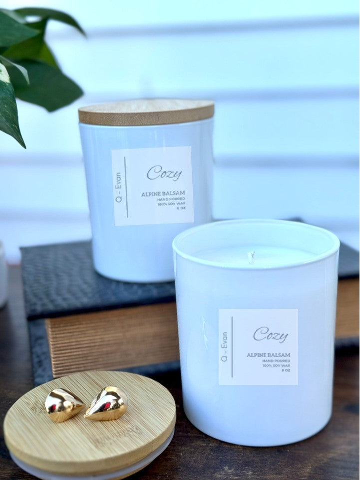 COZY - Luxurious 8 oz Candle - Alpine Balsam