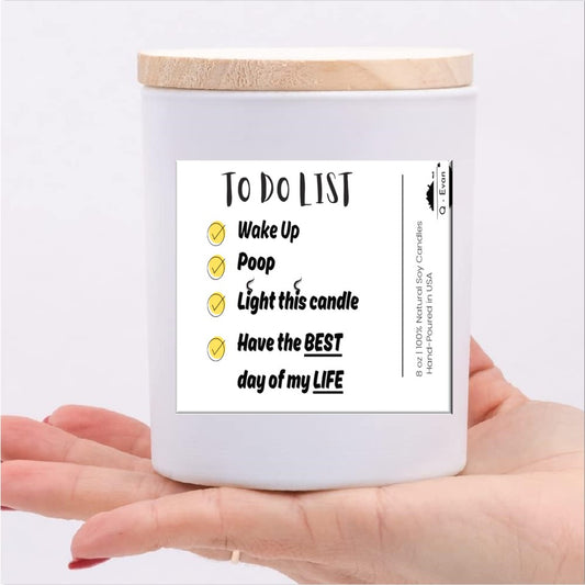 To Do List - Funny Candles