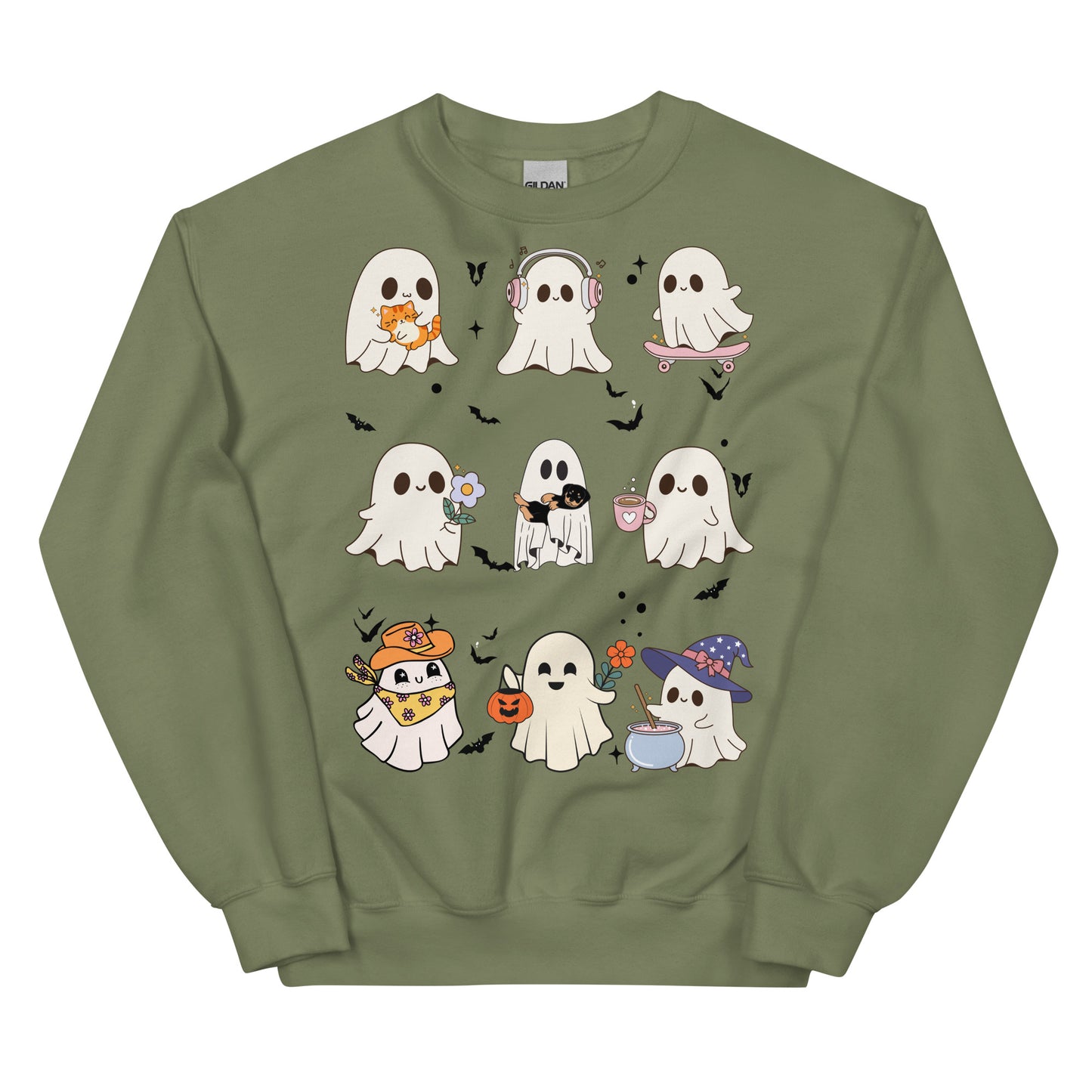 Cute Ghosts Sweatshirt / Halloween Shirt / Fall Outfit / Unisex Sweatshirt