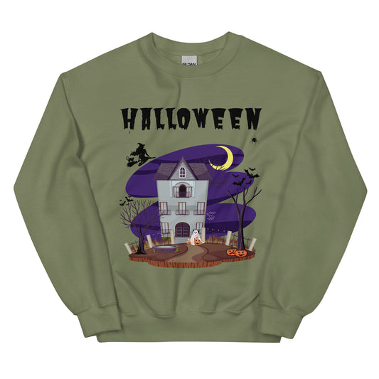 Halloween Sweatshirt / Halloween House Sweatshirt / Spooky Season / Fall Outfit / Unisex Sweatshirt