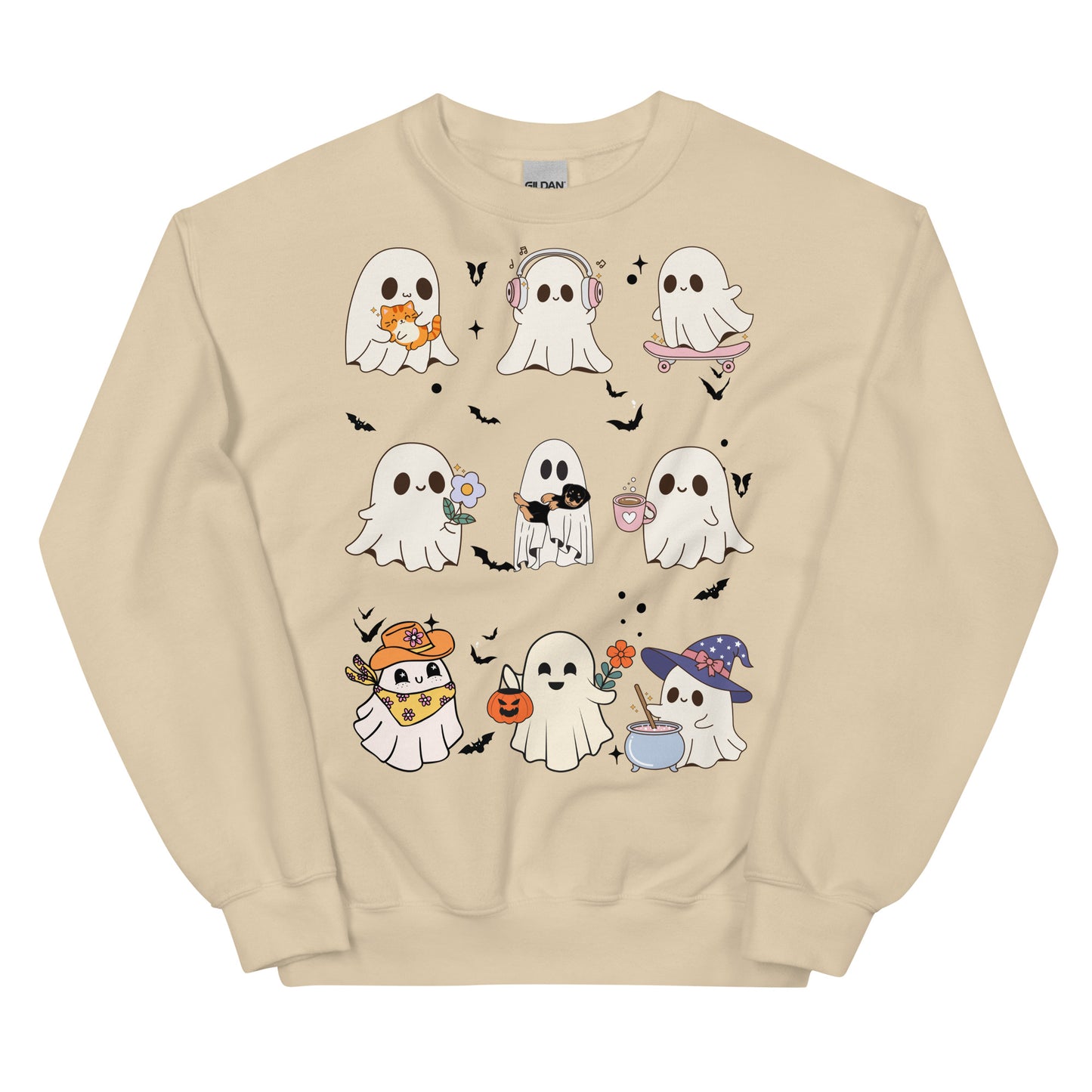 Cute Ghosts Sweatshirt / Halloween Shirt / Fall Outfit / Unisex Sweatshirt