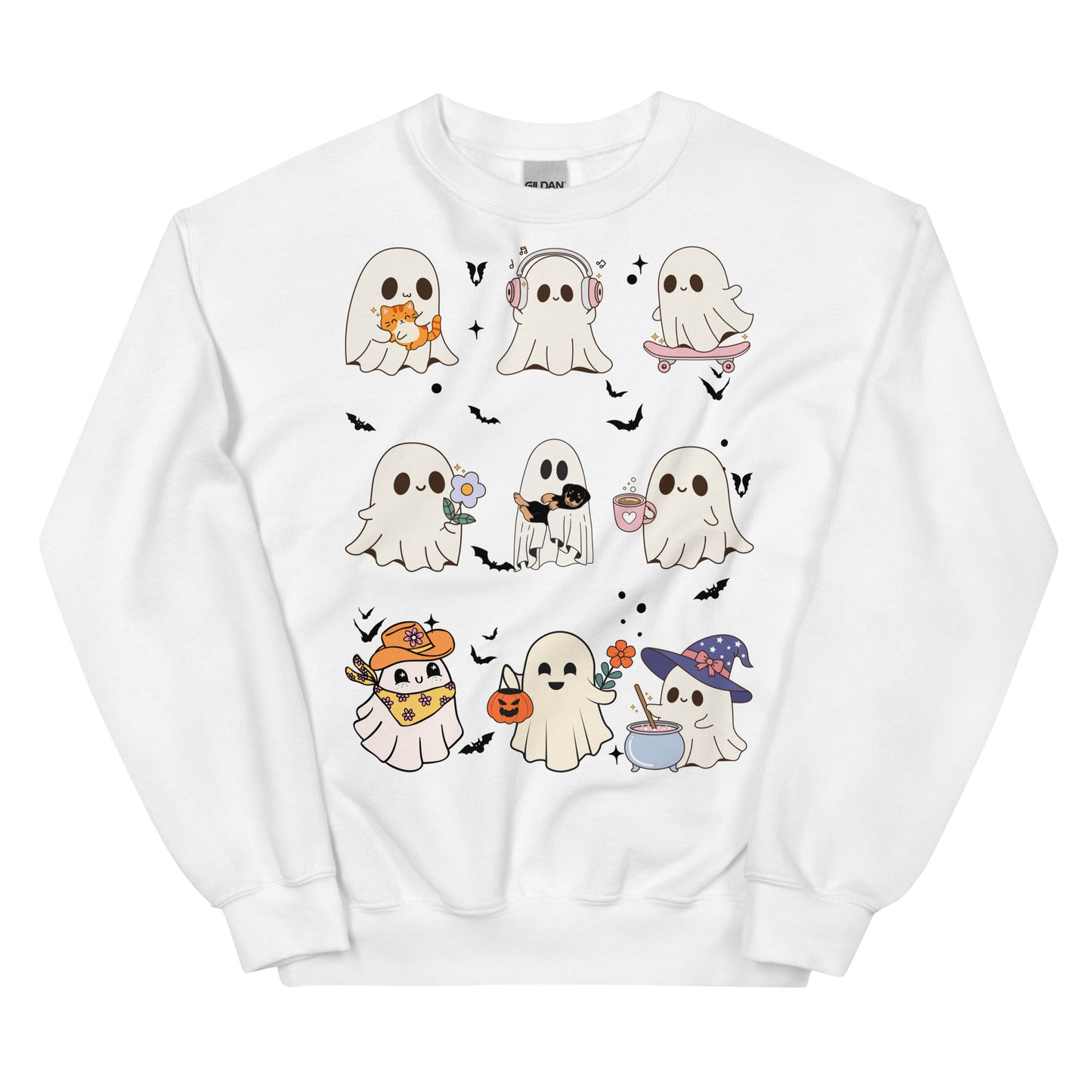 Cute Ghosts Sweatshirt / Halloween Shirt / Fall Outfit / Unisex Sweatshirt